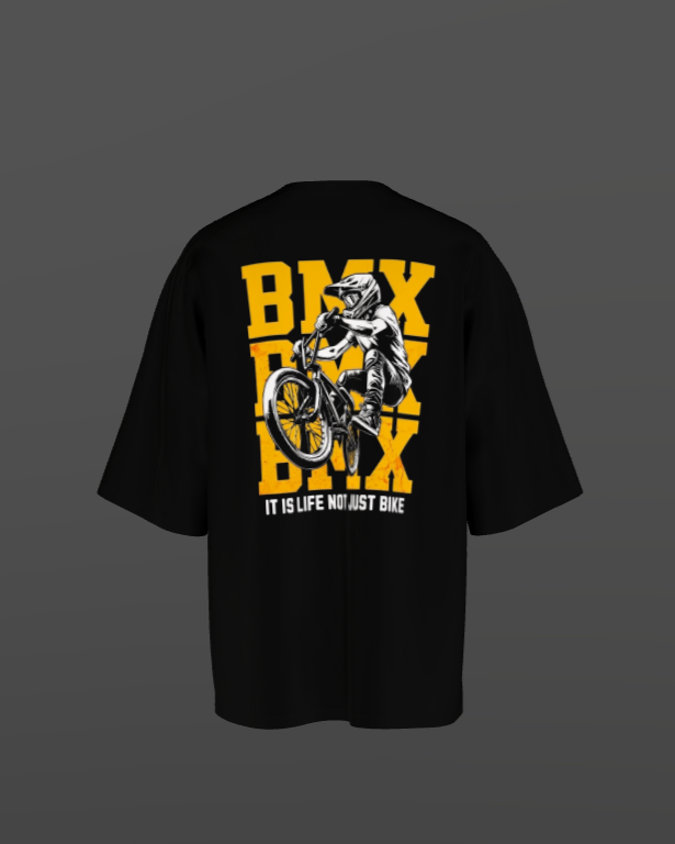 BMX with Bike Ride Oversized Premium T shirt
