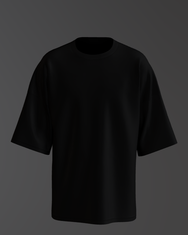 Golden Phoenix Oversized Black Premium T Shirt