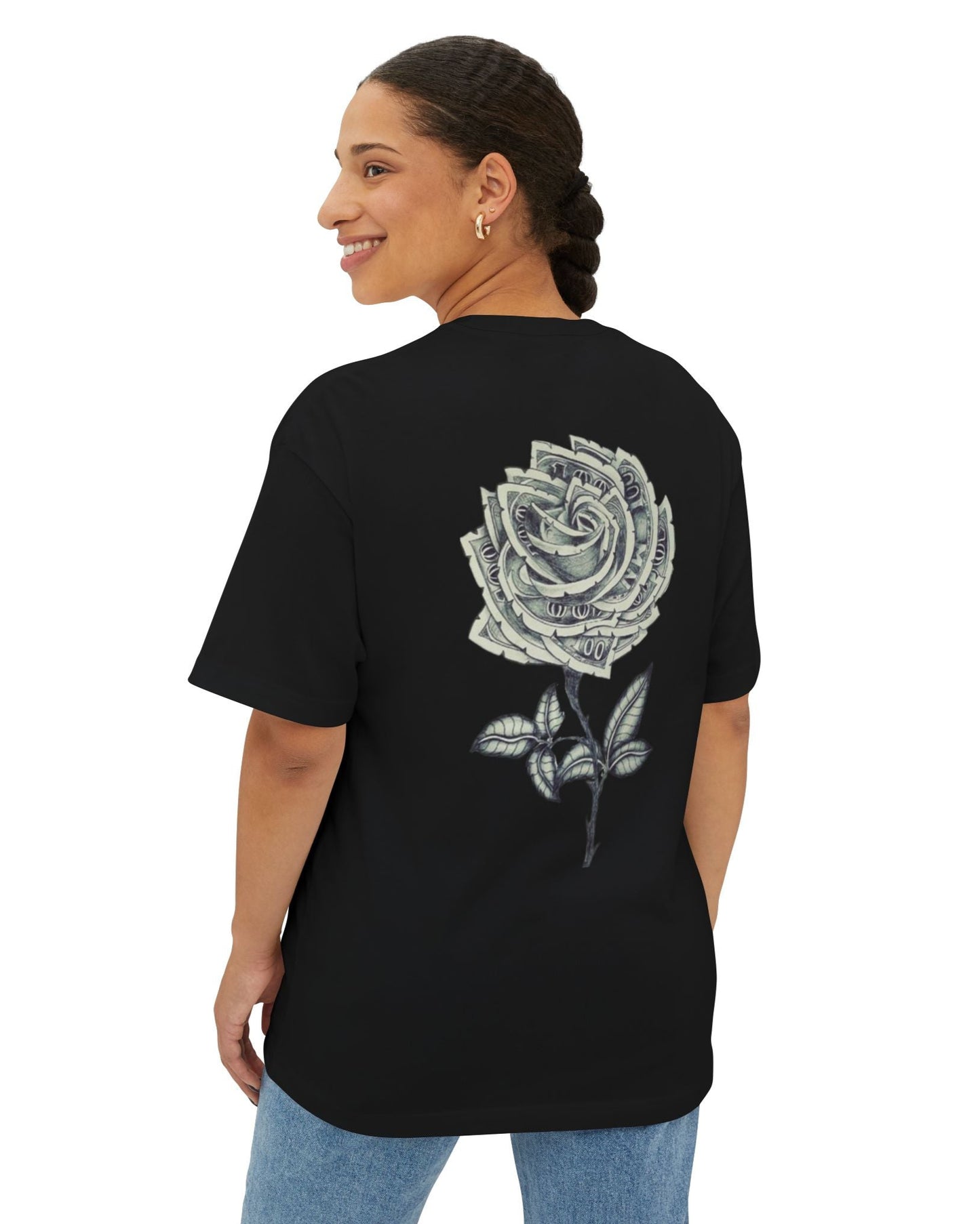 Flower Oversized Premium T Shirt