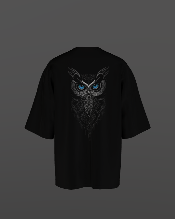 Dark Owl Oversized Premium T Shirt