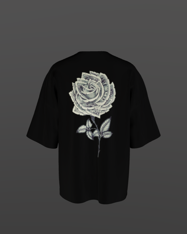 Flower Oversized Premium T Shirt