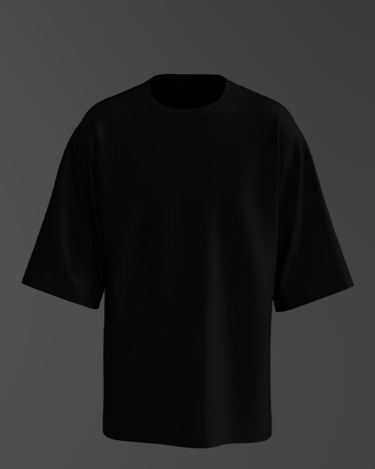 Golden Phoenix Oversized Black Premium T Shirt