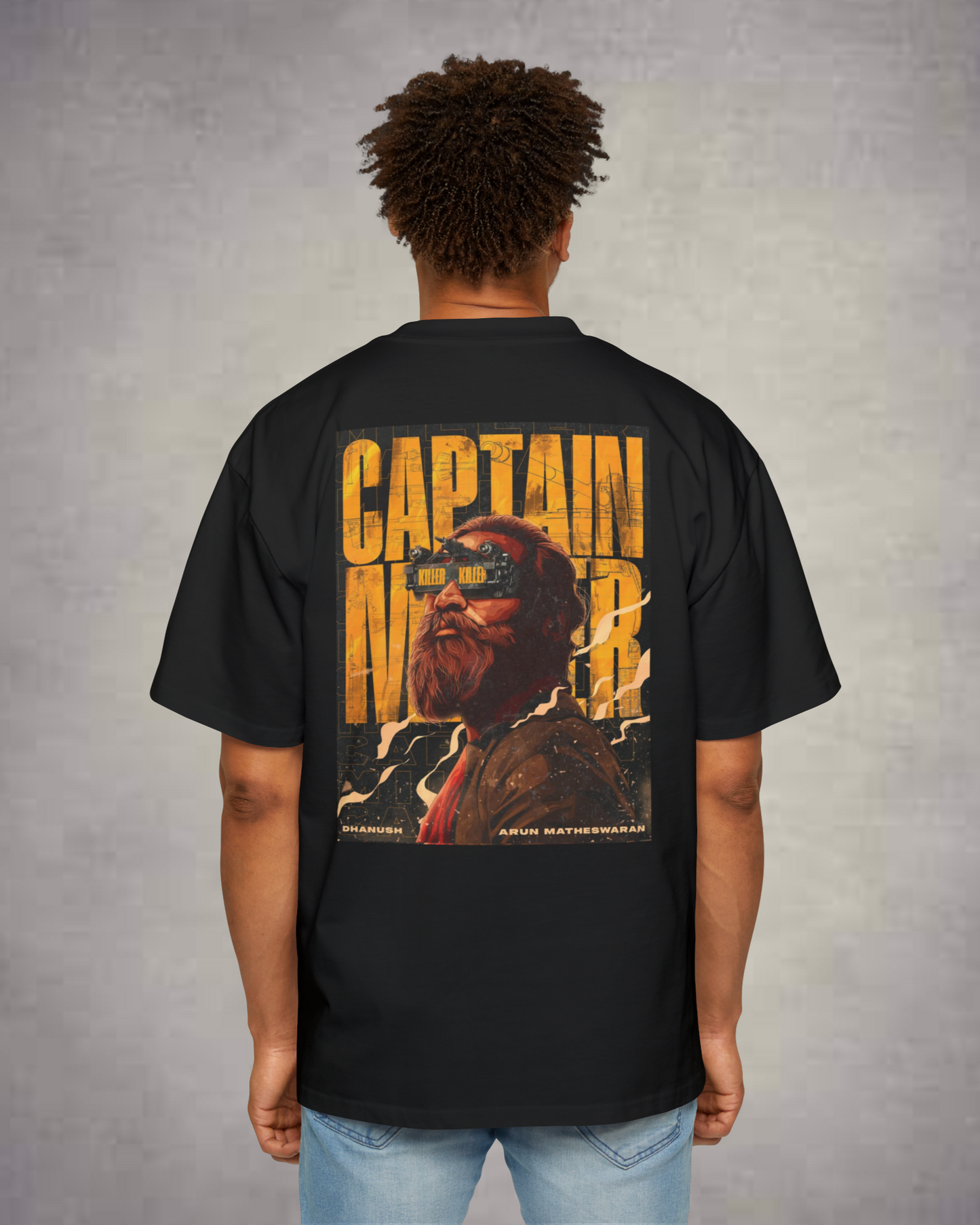 CAPTAIN MILLER Oversized Premium T shirts