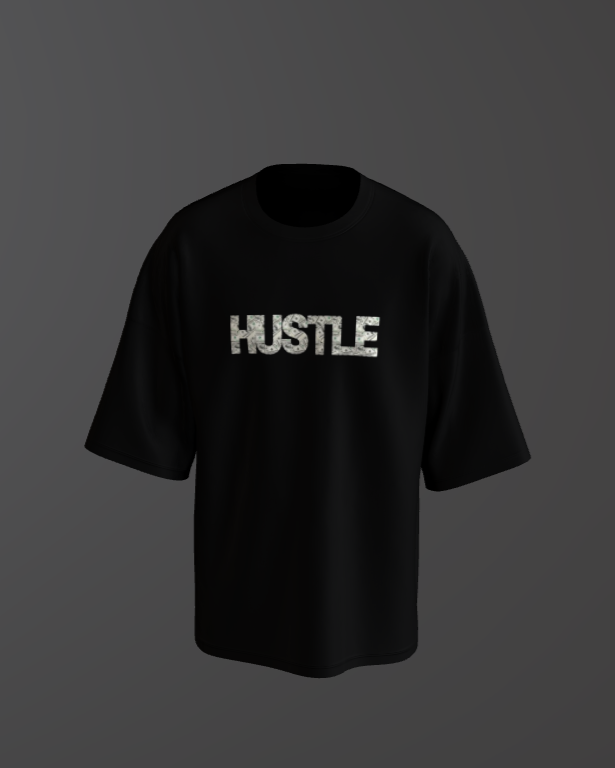 Oversized Premium T shirt in Black & White Colour